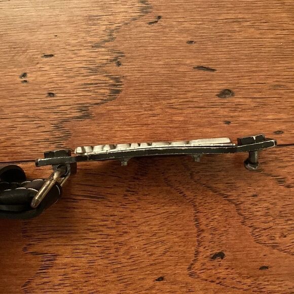 Vintage 1990s recycled belt from car materials. - Picture 4 of 7